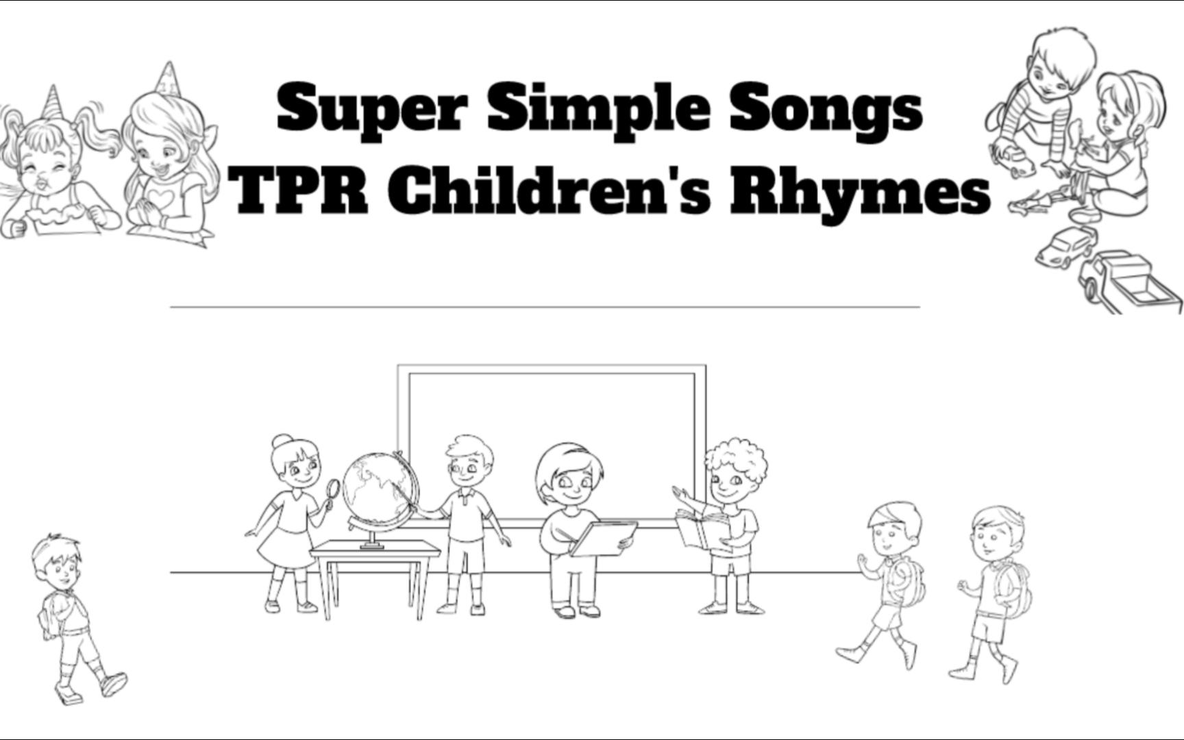 [图]SSS英文启蒙儿歌 Super Simple Songs TPR全身反应儿歌精选1