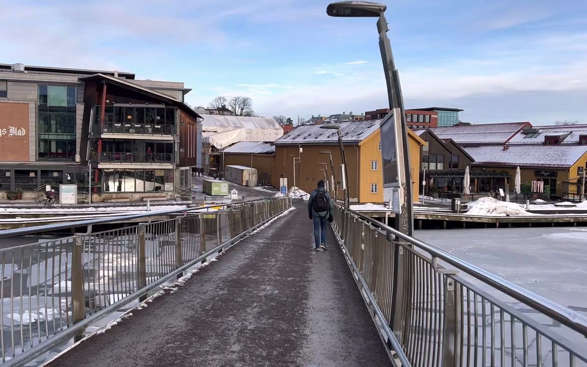 挪威滕斯贝格雪地漫步-norway t03nsberg