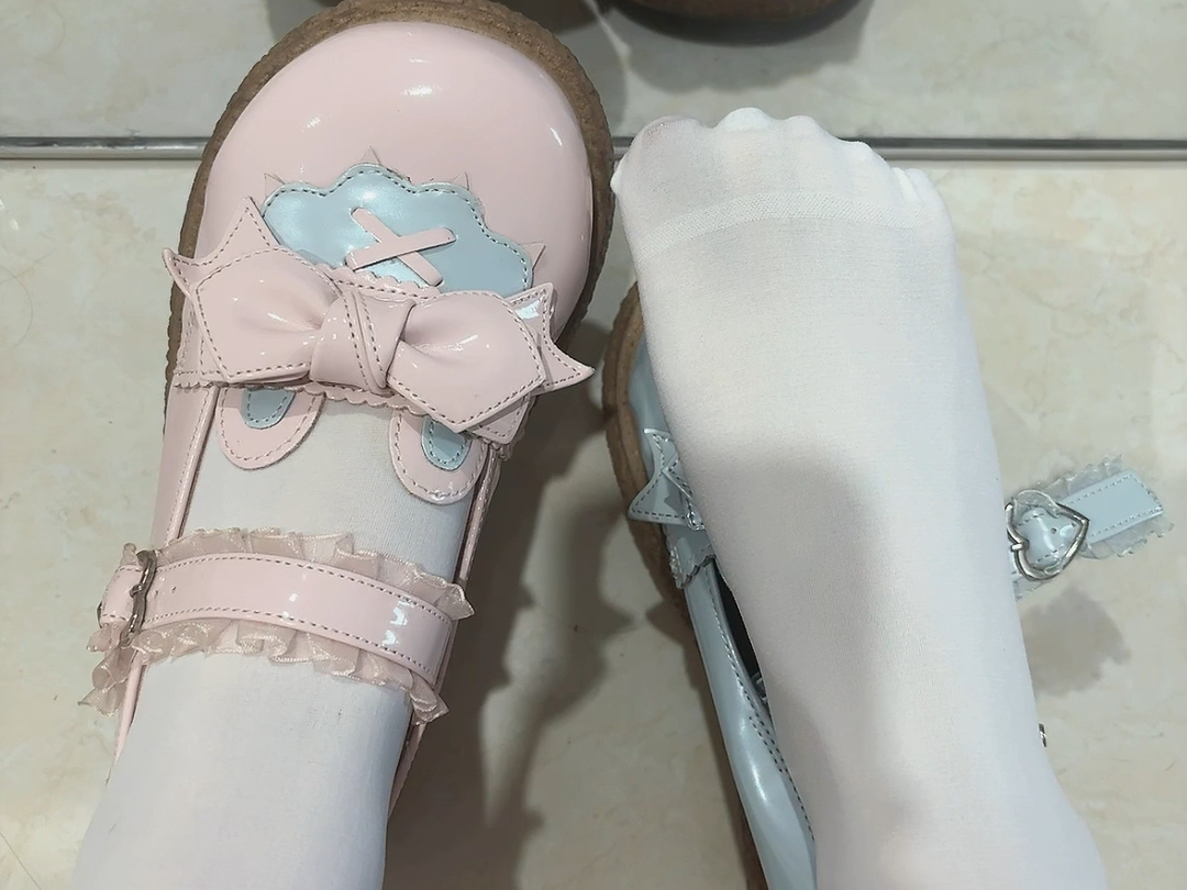 马卡龙lolita鞋好可爱,谁敢闻?
