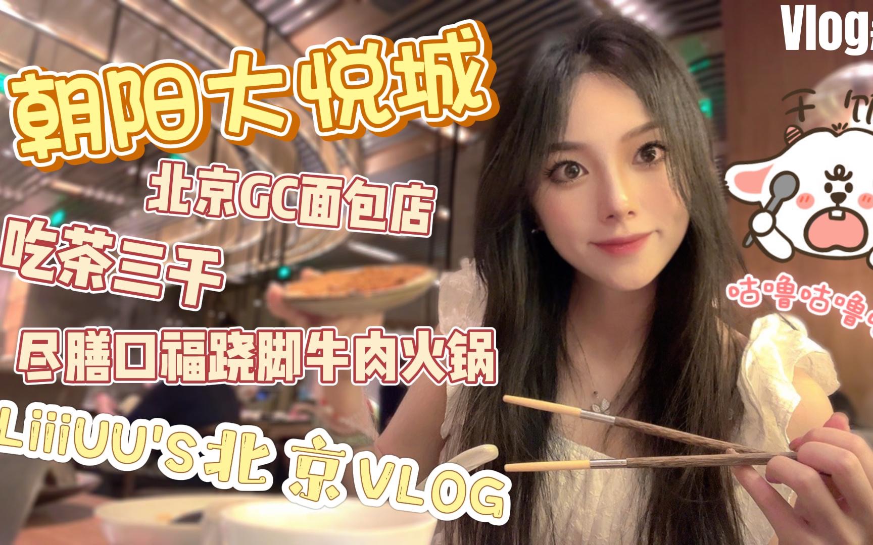 LiiiUU's Vlog#16|北京吃喝玩乐北京朝阳大悦城美食/GontranCherrierGC面包/吃茶三千/尽膳口福跷脚牛肉火锅/北京美食旅游攻略哔哩哔哩bilibili