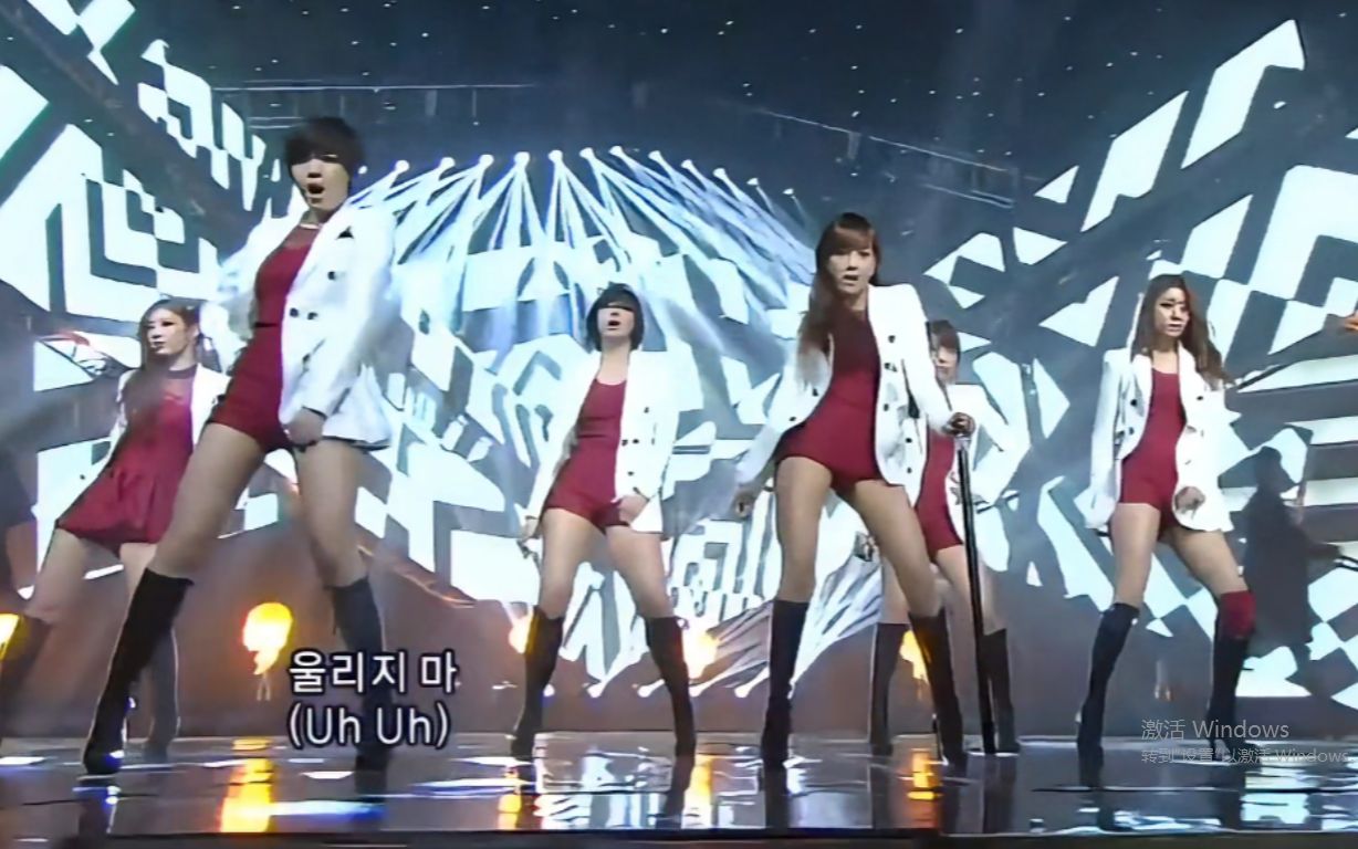 [图]【T-ara - Cry Cry】111204 SBS Popular Song