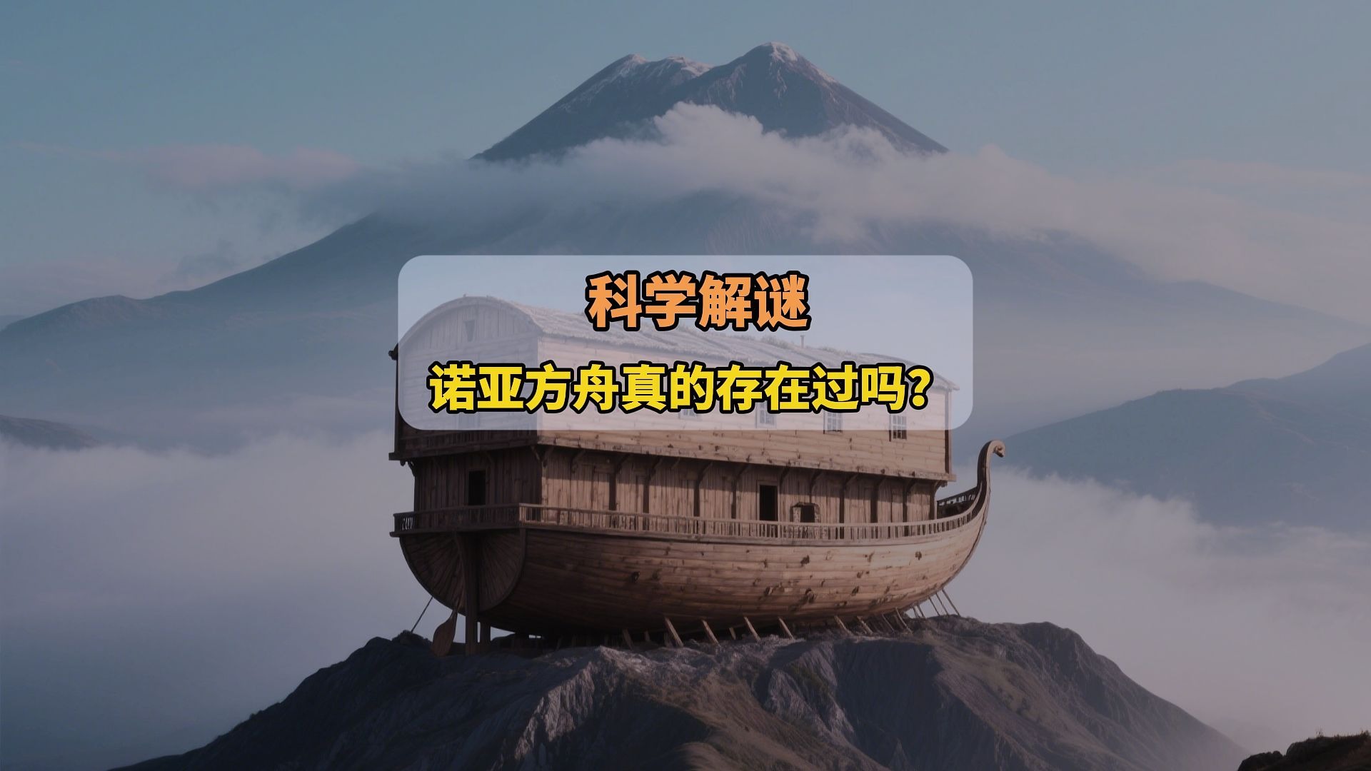 一分钟了解!诺亚方舟是真实存在的吗?