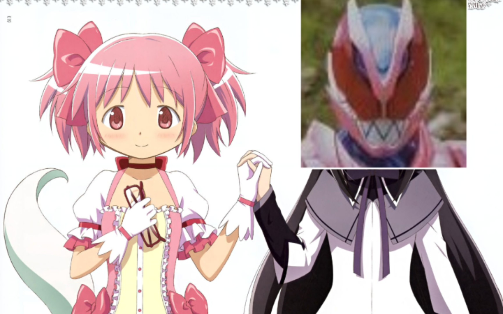 用假面骑士rrvice的方式打开魔法少女小圆op_哔哩哔哩_bilibili
