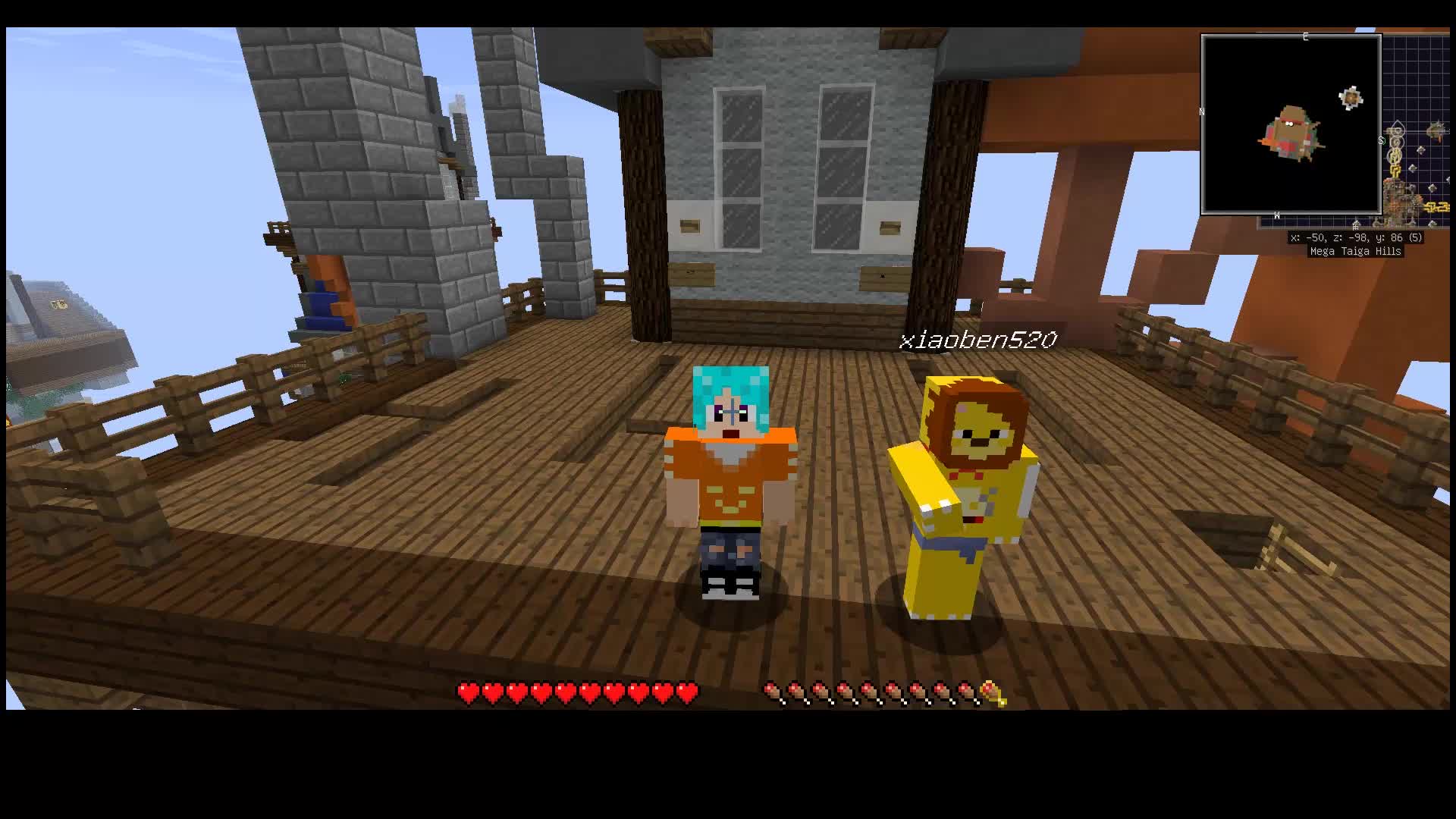 小成vs小本幸运方块起床战争第三集