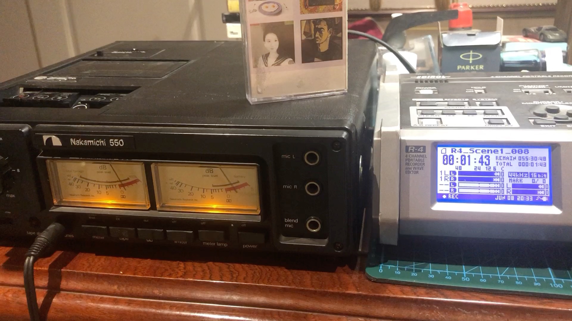 磁带内录中道550罗兰r4