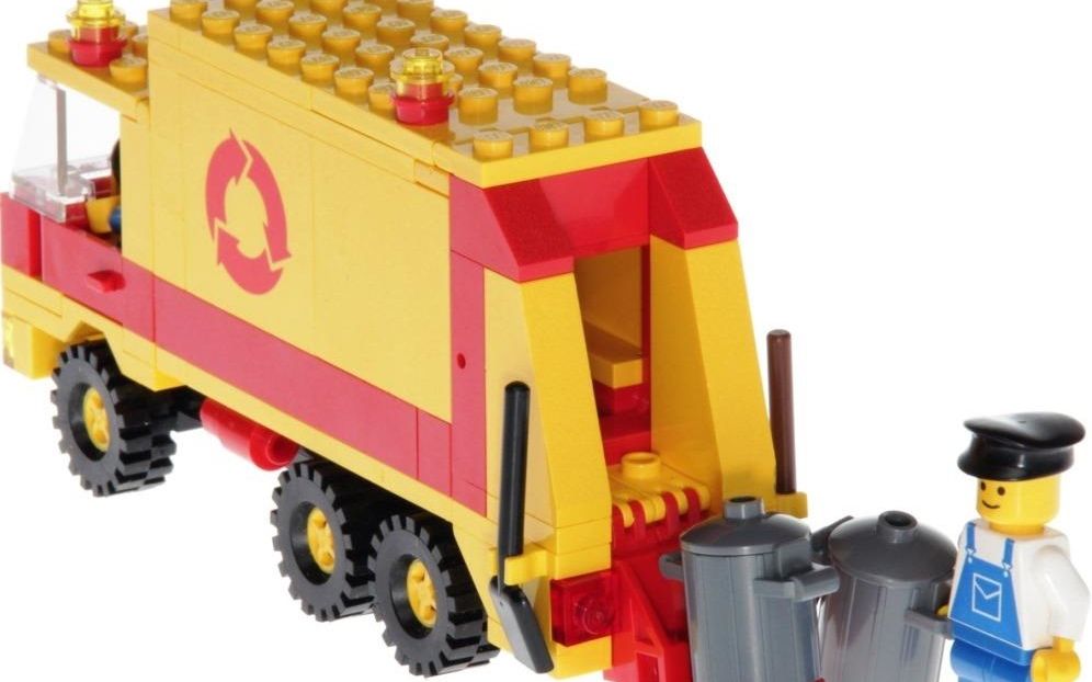 小小垃圾车见证城市发展史乐高第一辆垃圾车6693垃圾收集车