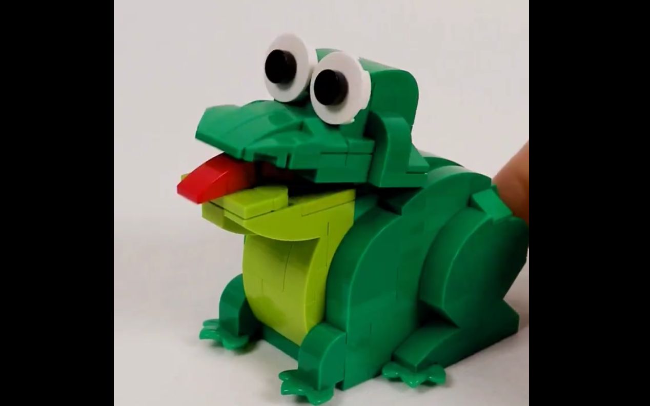 乐高机械小青蛙