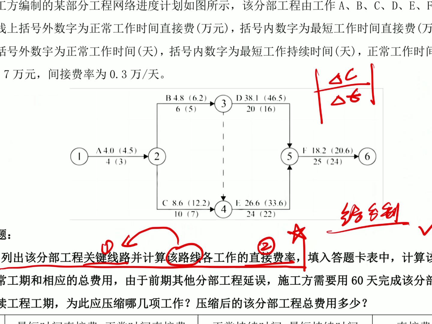 [图]一级造价师，案例2023年真题，