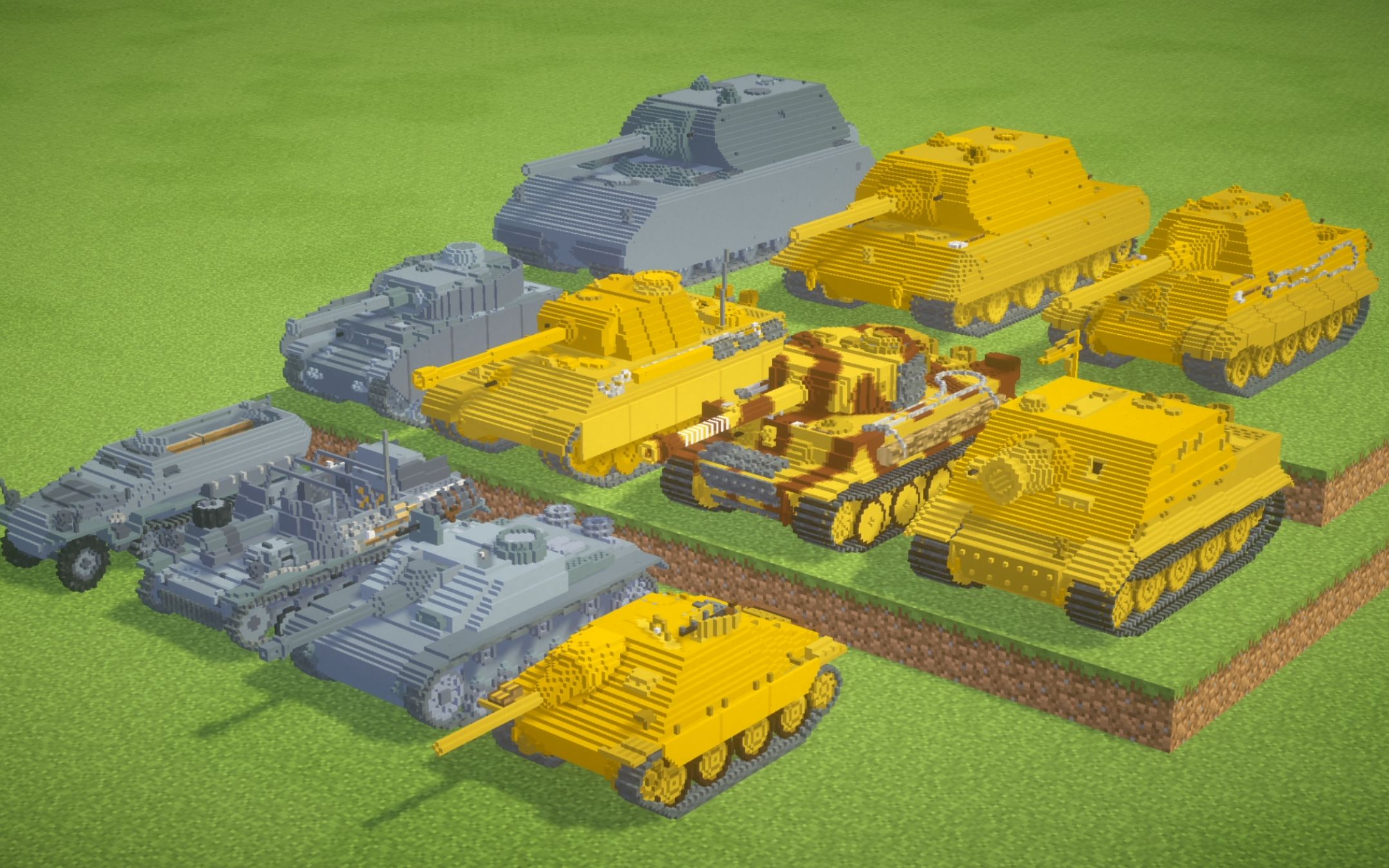 【minecraft】德三装甲车辆集合