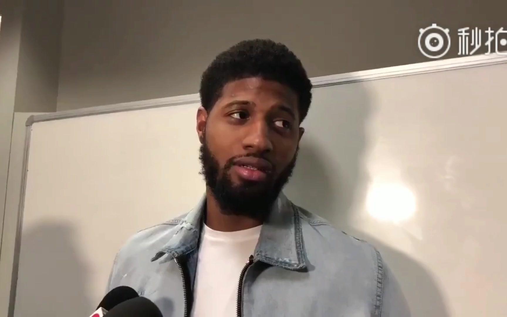 保罗乔治接受采访:帕楚里亚有前科,他做了一个他经常做的事情.