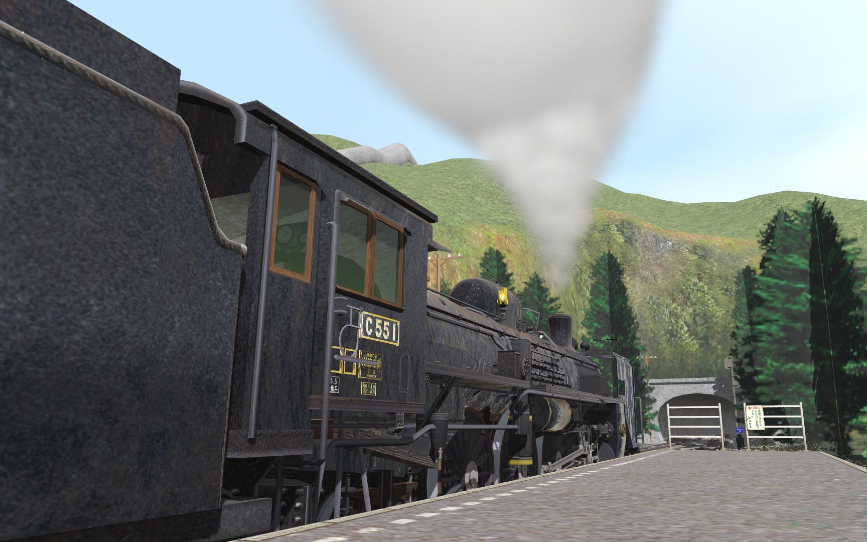 [trs 2019]日本国有鉄道 蒸汽机车现役时代 c55 1 客运(试制)