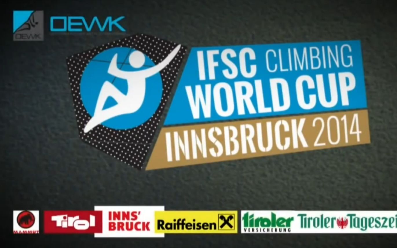 攀岩 IFSC 2014 Innsbruck Boulder Finals哔哩哔哩bilibili