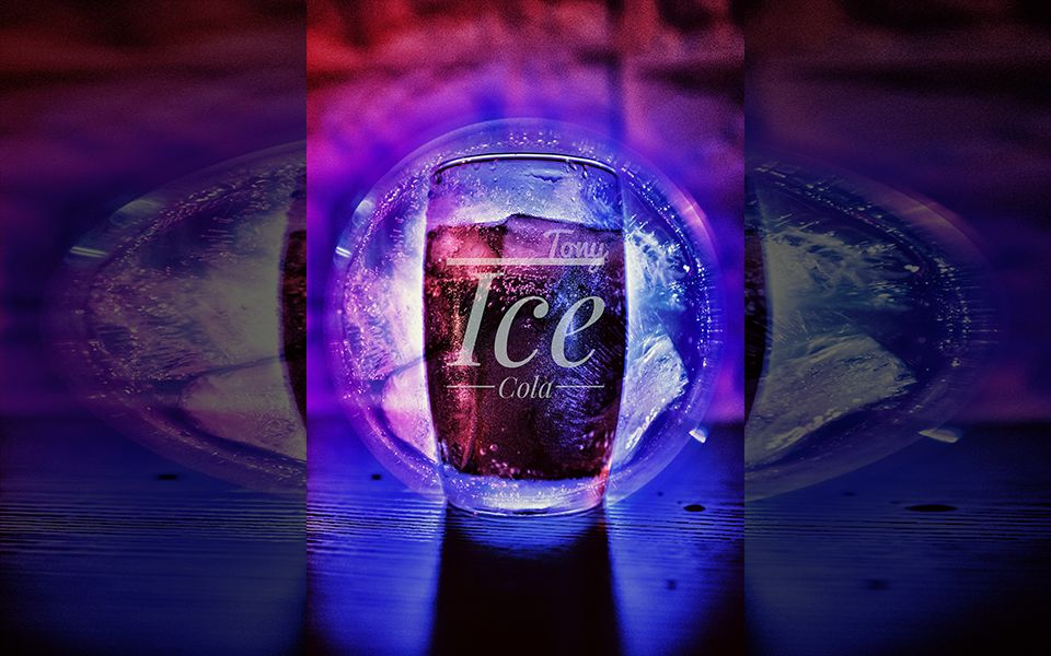 drink ice cola.