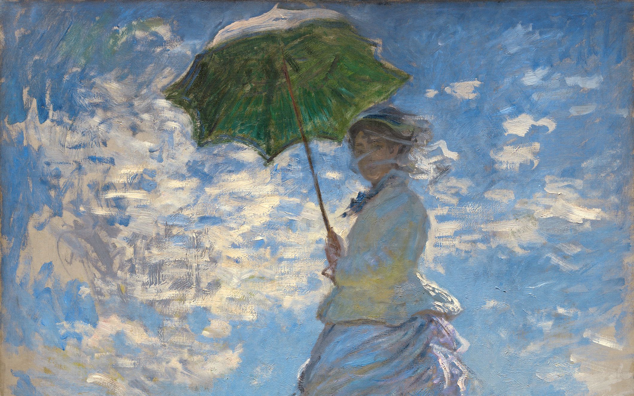 撑阳伞的女人高清壁纸图片