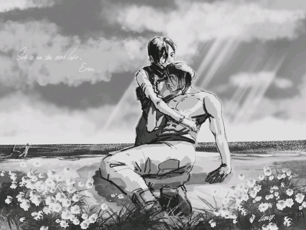 路上小心,艾伦.seeu later,eren.