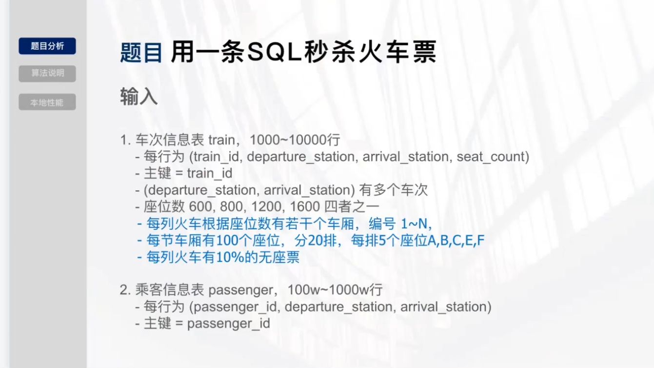 傅昌林:2.702 秒如何秒分百万火车票?利用 SQL Server 构建临时表与窗口函数优化百万火车票分配哔哩哔哩bilibili