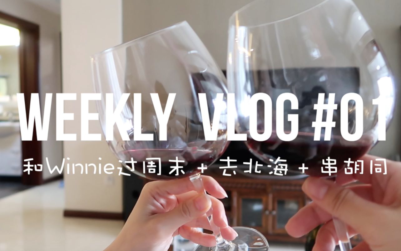 WeeklyVlog01 和朋友过周末+去北海+串胡同+北京最好吃的羊肉串哔哩哔哩bilibili