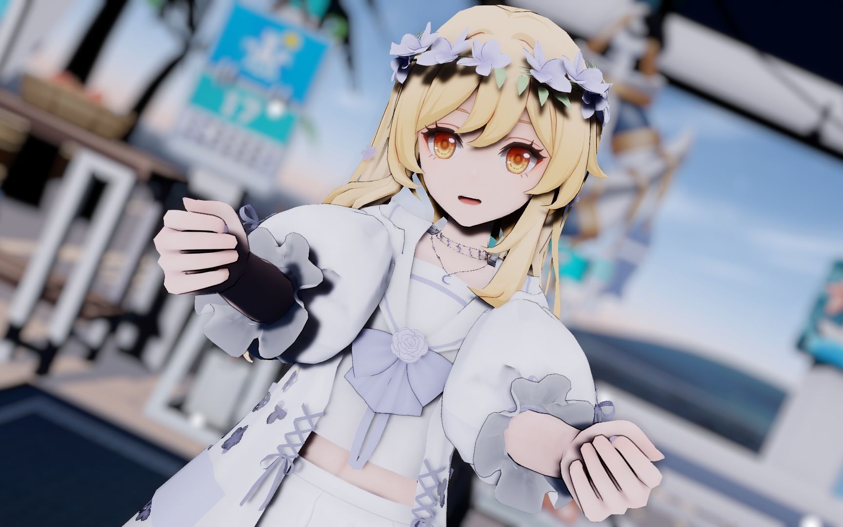 原神mmd荧sayso爷真可爱叉腰