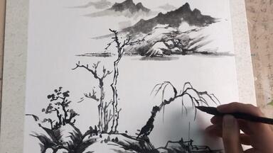 中国水墨画花鳥画大型教科書㊤㊦冊人気画家徐湛著水墨画教室必備品美術教育の座右の書 Amazon.co.jp: 中国水墨画花鳥画大型教科書㊤㊦冊人気画家徐湛著