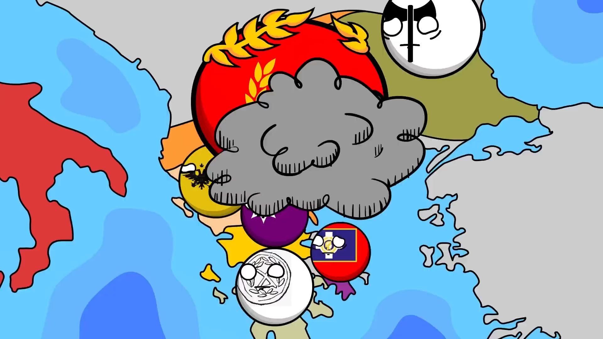 巴尔干半岛的历史 CountryBalls  History of the Balkans哔哩哔哩bilibili