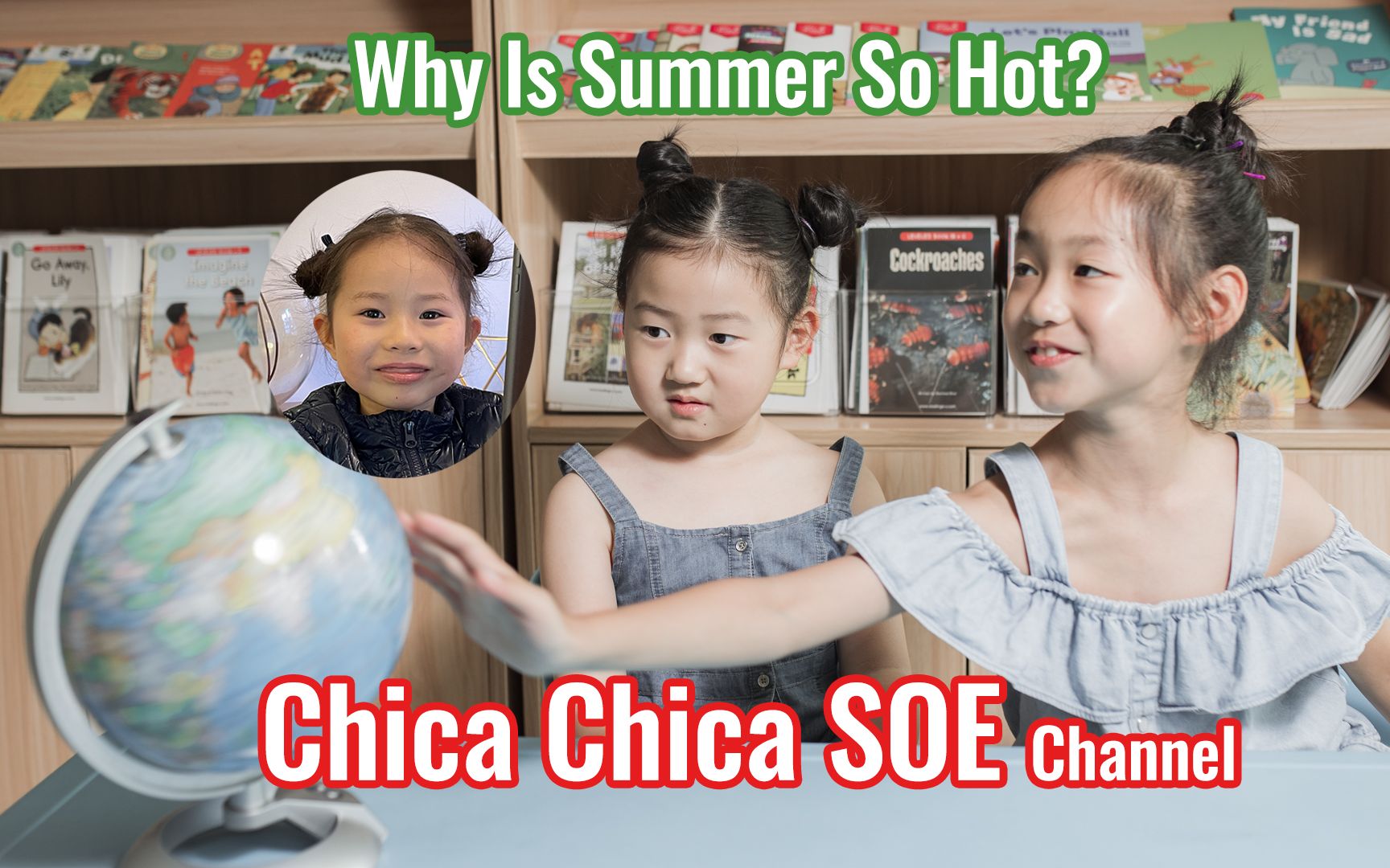 [图]Why is it so hot in summer? 夏天为什么这么热？Cute girls spoken English CH-EN subtitles