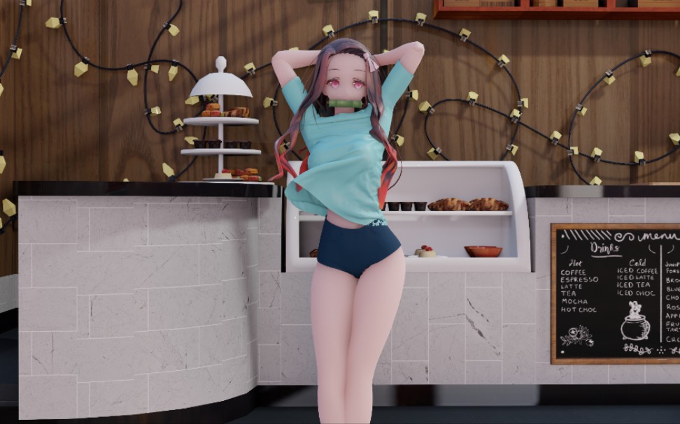 [图]【MMD】祢豆子摇 phut hon