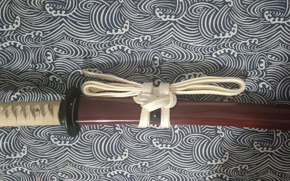 日本刀下绪大名结简易绑法