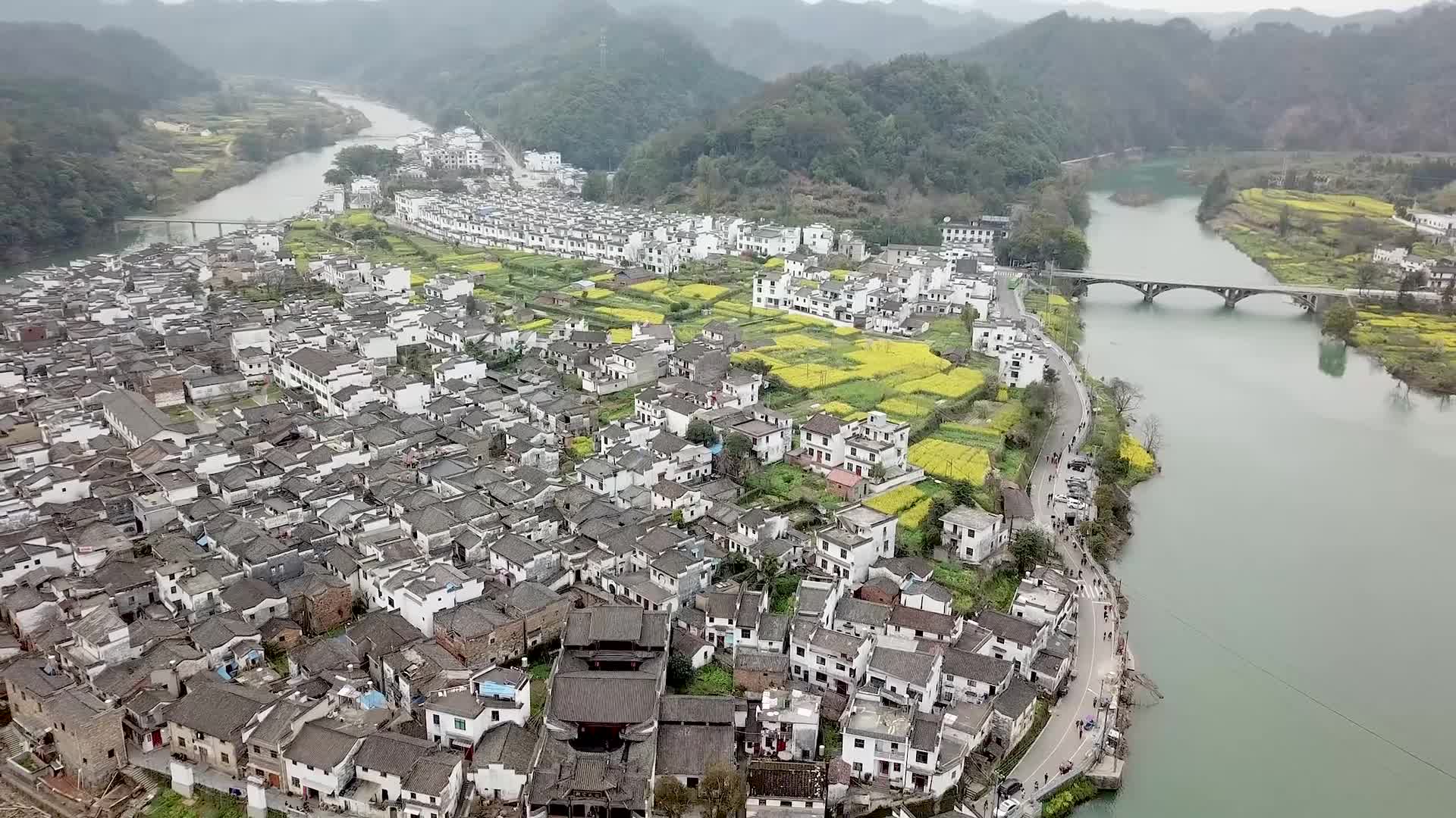 航拍视频:江西婺源、浙江千岛湖、神仙居、江苏兴化千垛油菜花哔哩哔哩bilibili