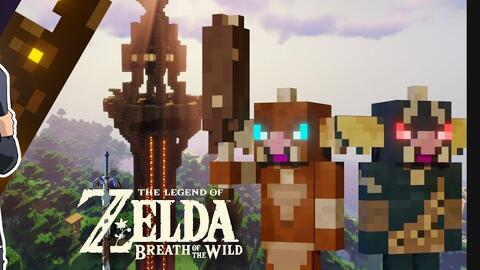 海拉鲁方块世界 我的世界旷野之息mod 荒野之息 哔哩哔哩