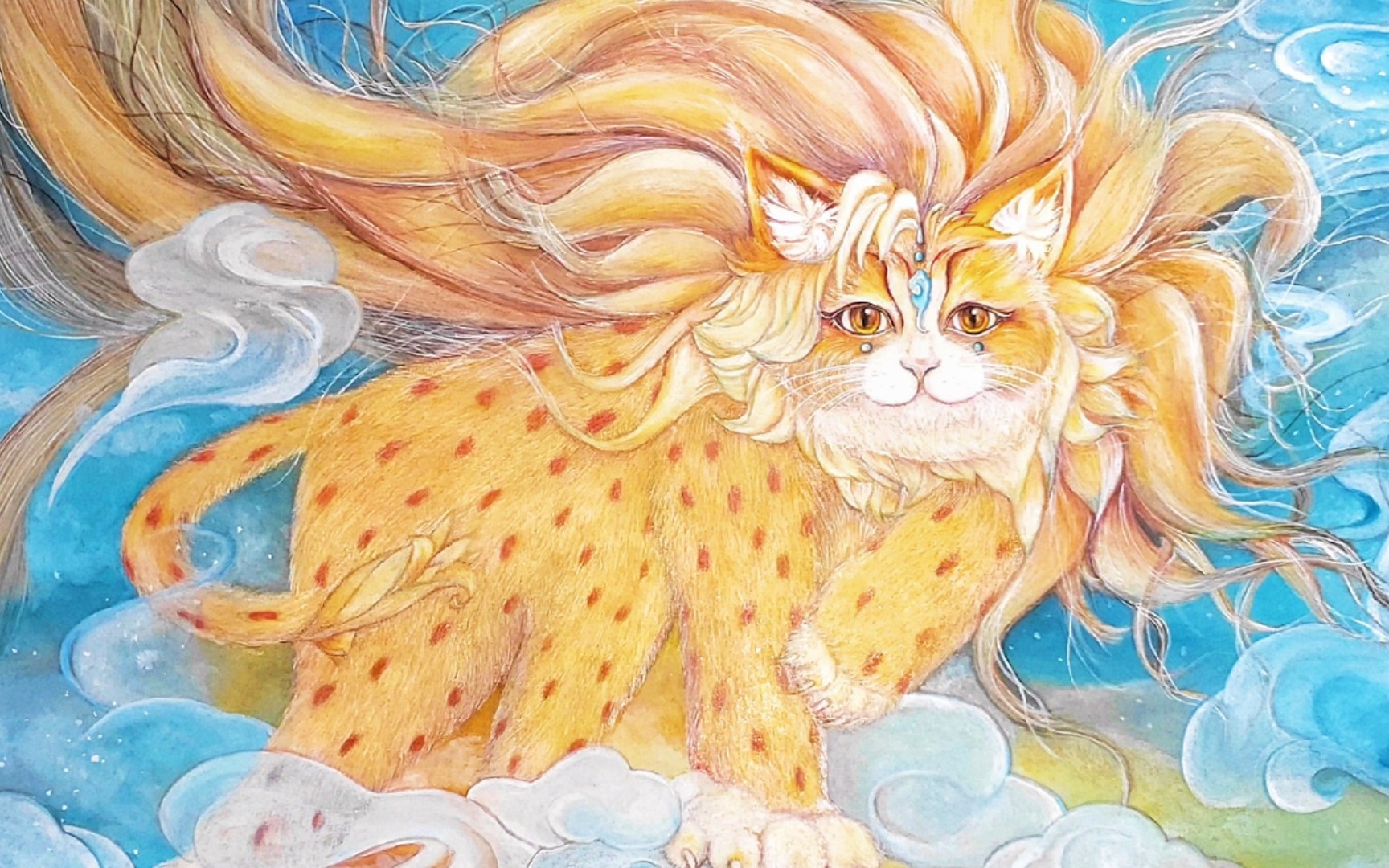 画一只山海经里面的小可爱——类