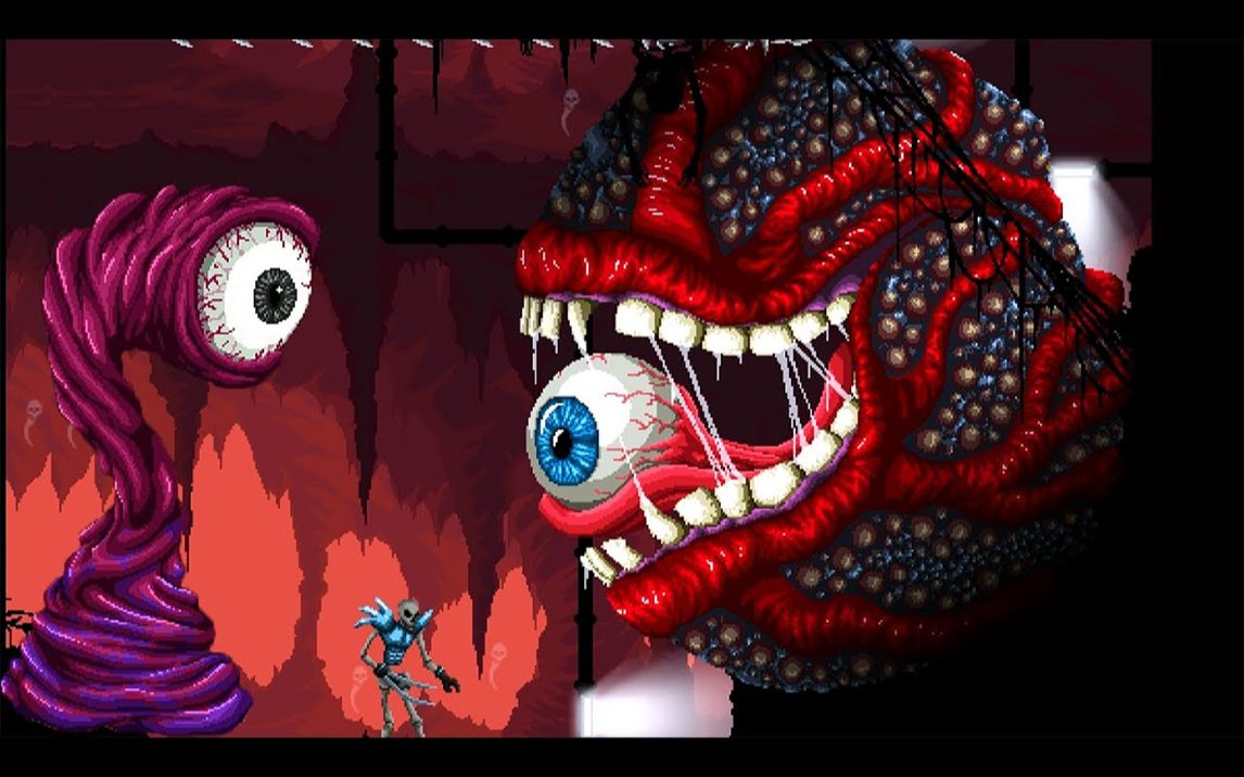 after death (类银河战士恶魔城) - 全boss/真最终boss (无伤 & 结局)