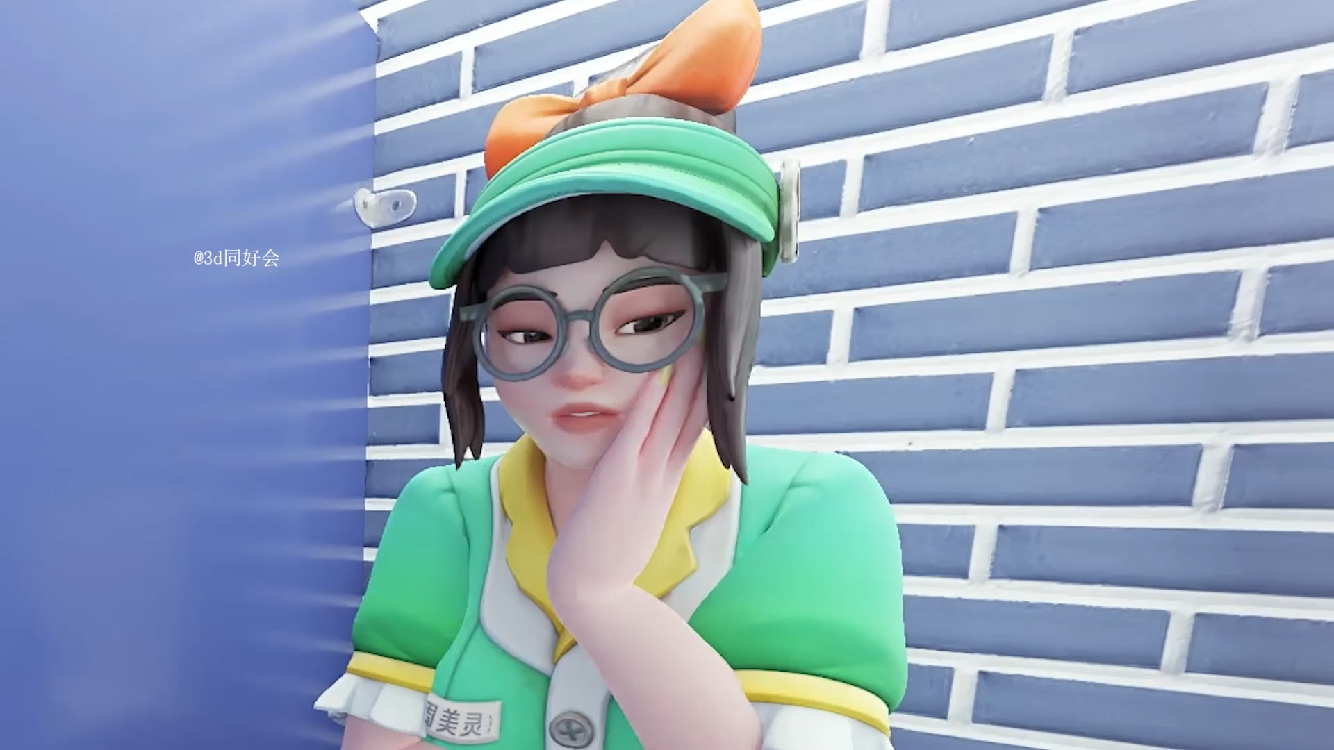 守望先锋3d视频:小美对修水管不太熟练