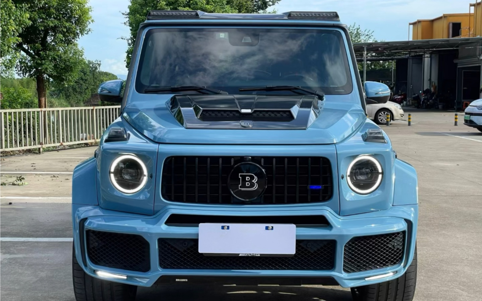 奔驰大g #男人的梦想 #巴博斯 19年89715奔驰g63先行特别版,全车