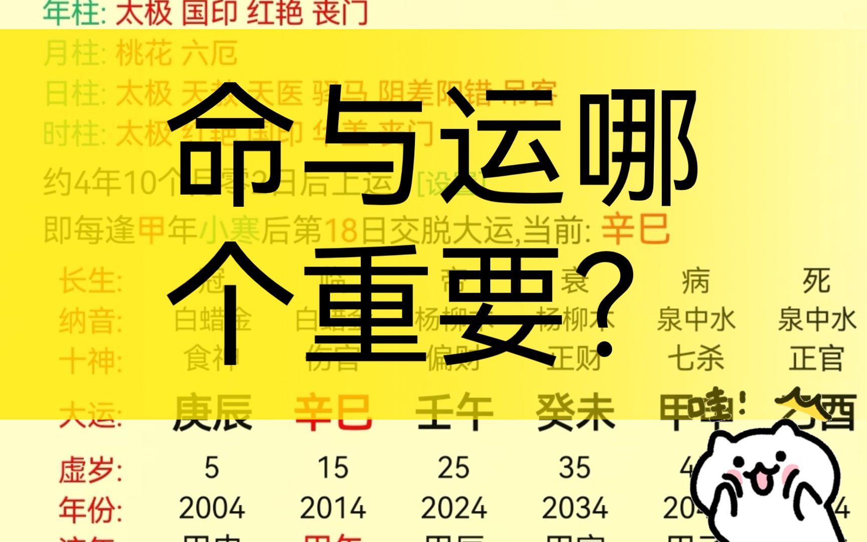 命与运哪个重要?