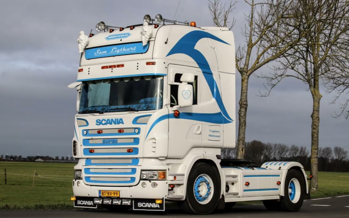 声浪也是别有一番韵味 | scania r500 v8