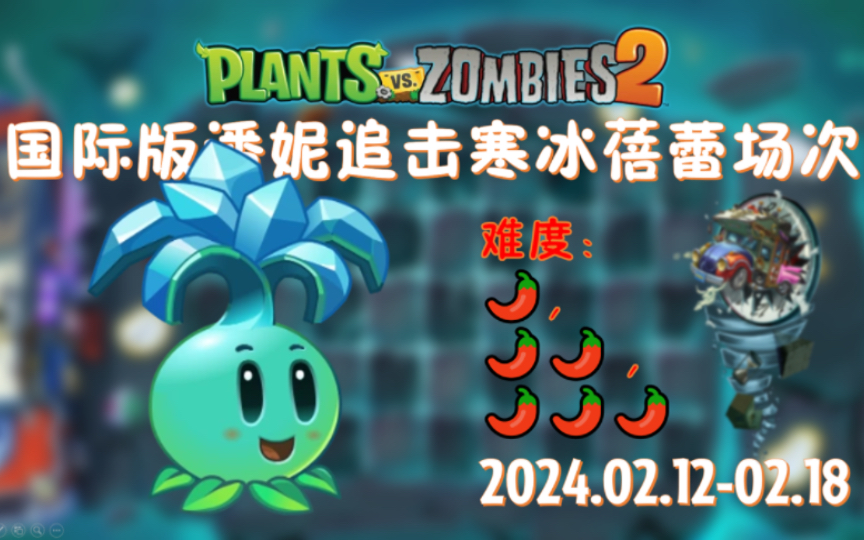 植物大战僵尸2国际版潘妮追击(pvz2国际版)寒冰蓓蕾场次 2024.02.