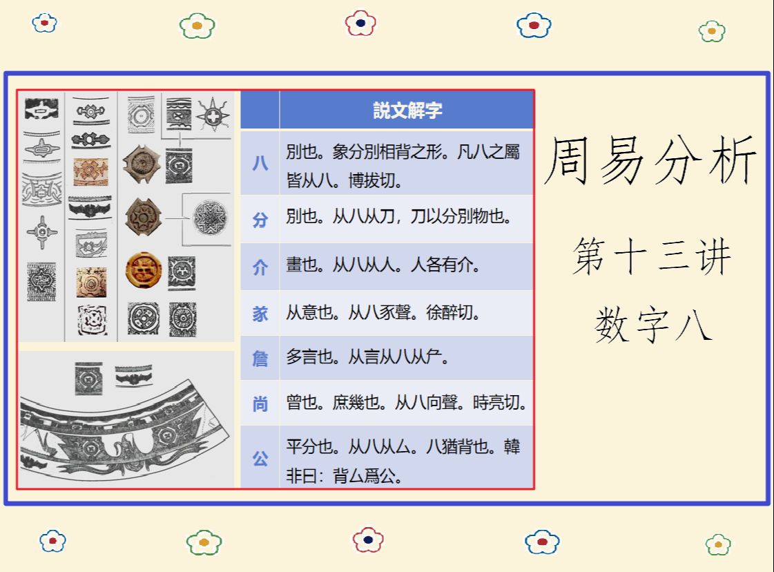 周易分析【第十三讲 数字八】哔哩哔哩bilibili