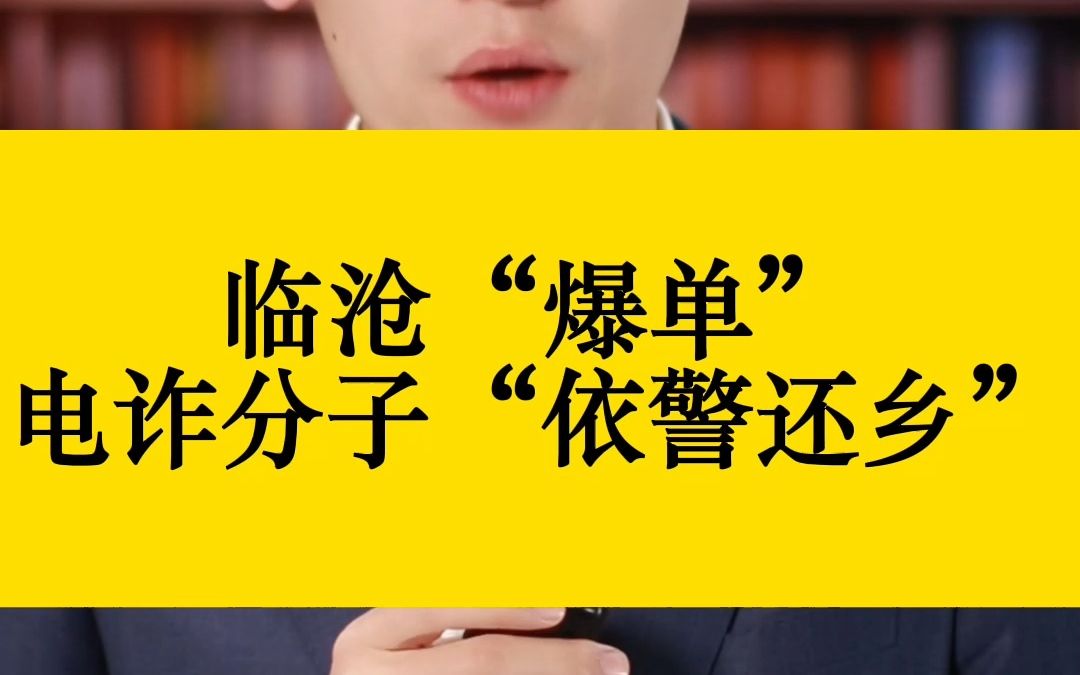 临沧“爆单”电诈分子“依警还乡”哔哩哔哩bilibili