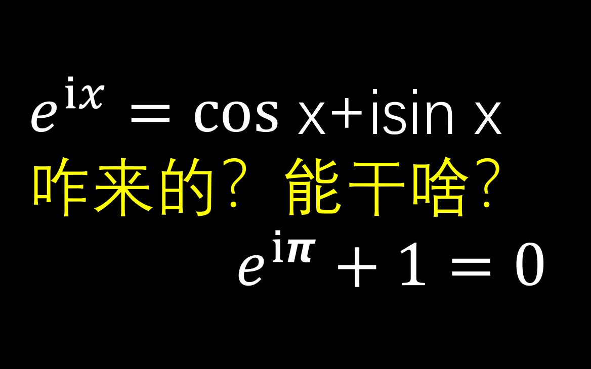 【纯粹数学】欧拉方程及其推导哔哩哔哩bilibili