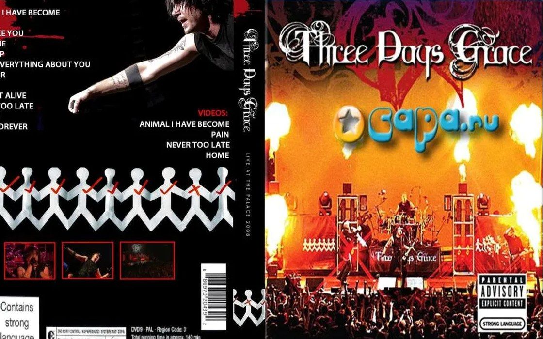 [图]三天的宽限乐队 Three Days Grace - Live at The Palace 2008（蓝光）