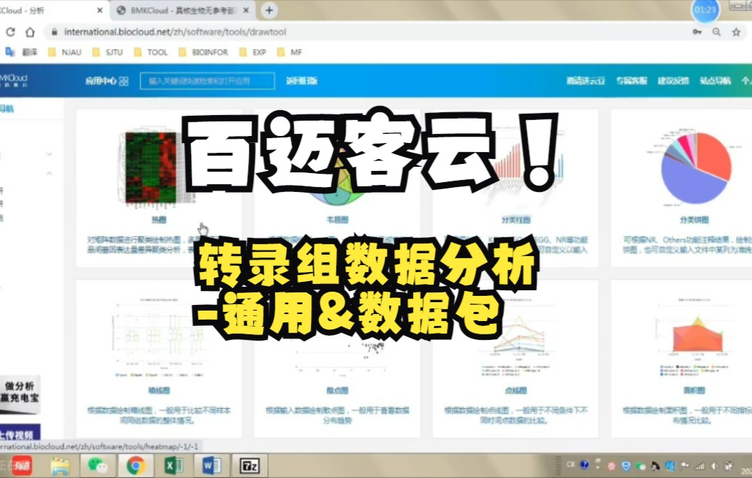 转录组数据分析百迈客云平台简单分析(1)通用分析&数据包解析哔哩哔哩bilibili