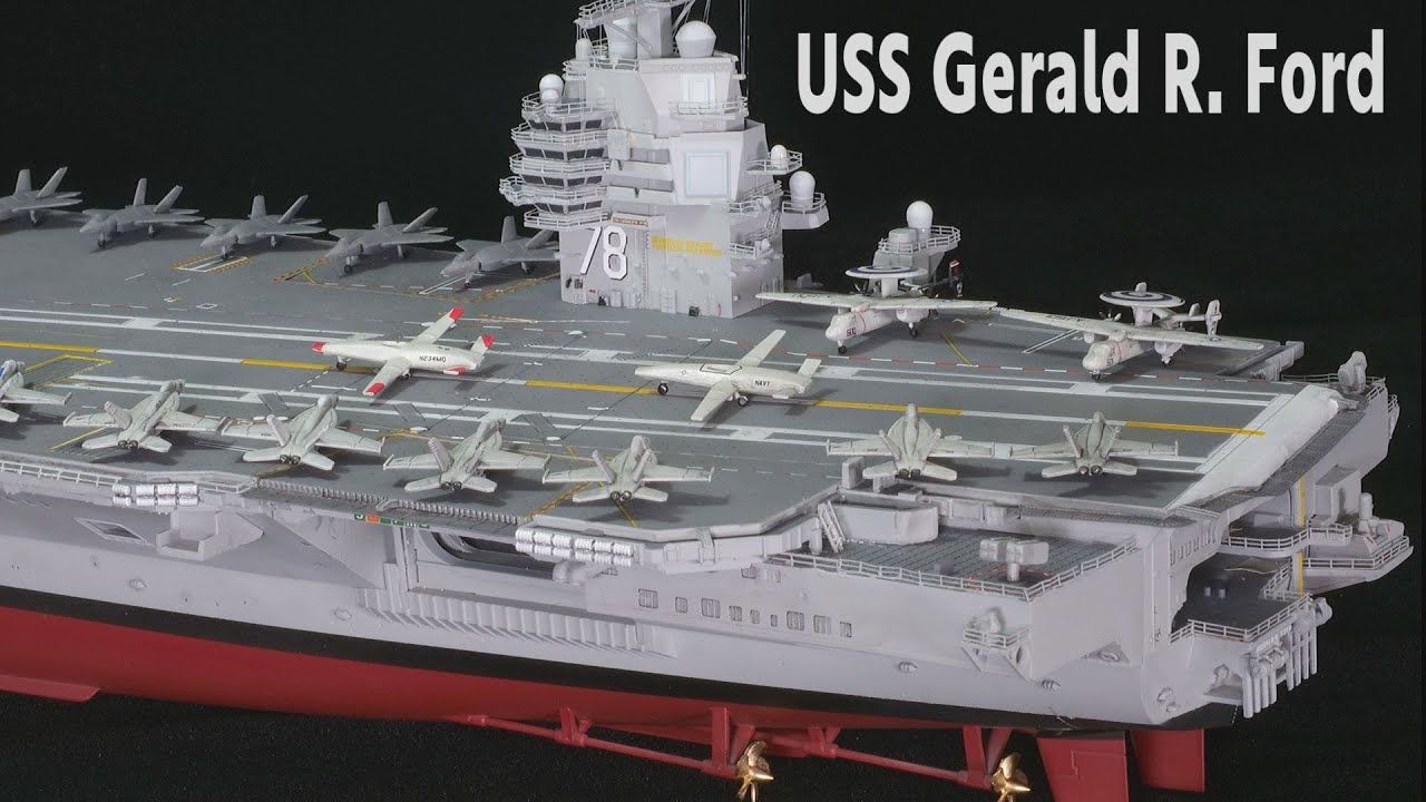 魔力工厂 1/700 美国海军cvn-78 杰拉尔德·r·福特号航空母舰模型