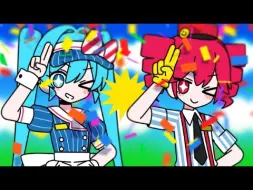 下载视频: 『メズマライザ一』鏡音リン×初音ミク/『催眠术』镜音铃×初音未来