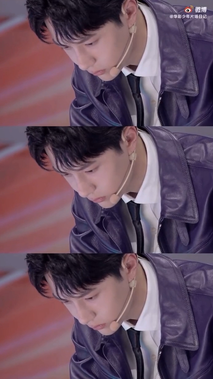 王一博#华彩少年「怼脸拍」真的太帅了