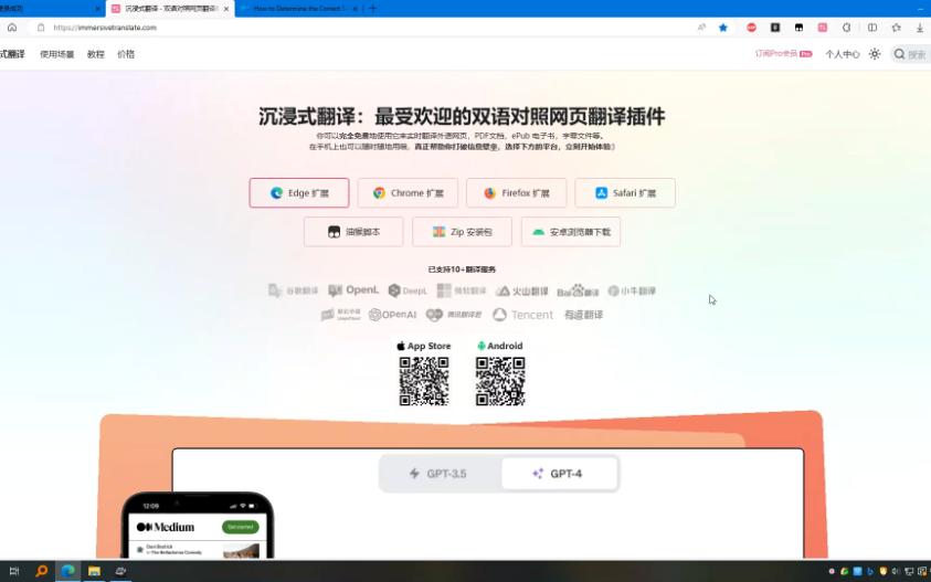 沉浸式翻译:推荐一个翻译插件,翻译网页、PDF、HTML、txt、字母等哔哩哔哩bilibili