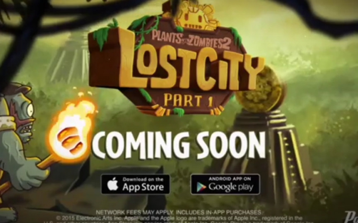 [图]植物大战僵尸2新时空 Lost City 预告