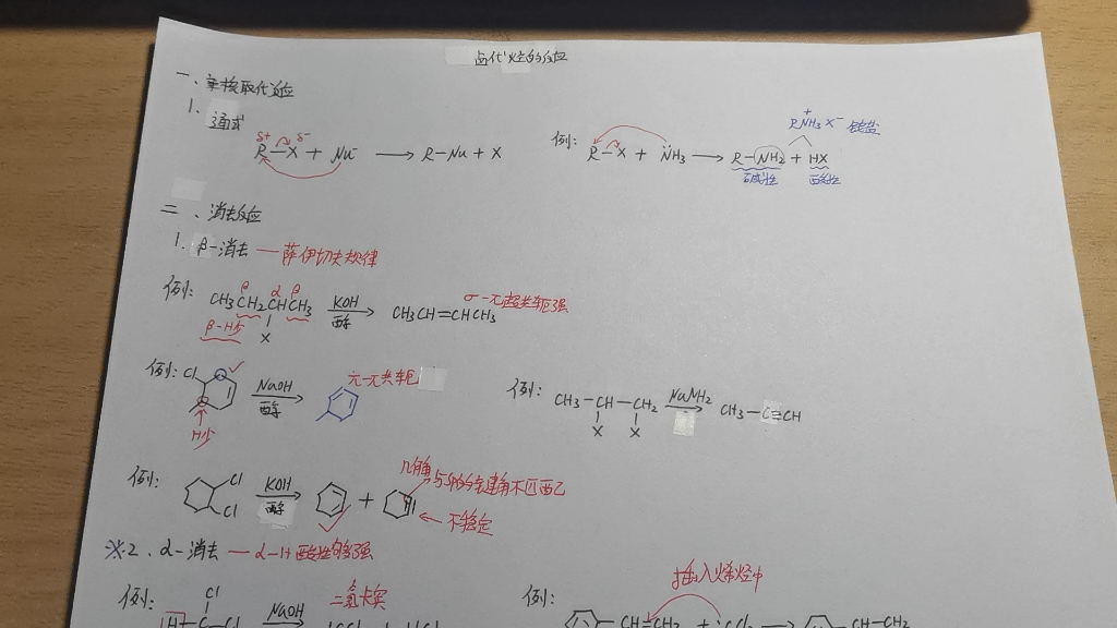 有机化学卤代烃的反应(格氏试剂的制备,亲核取代反应,消去反应)哔哩哔哩bilibili