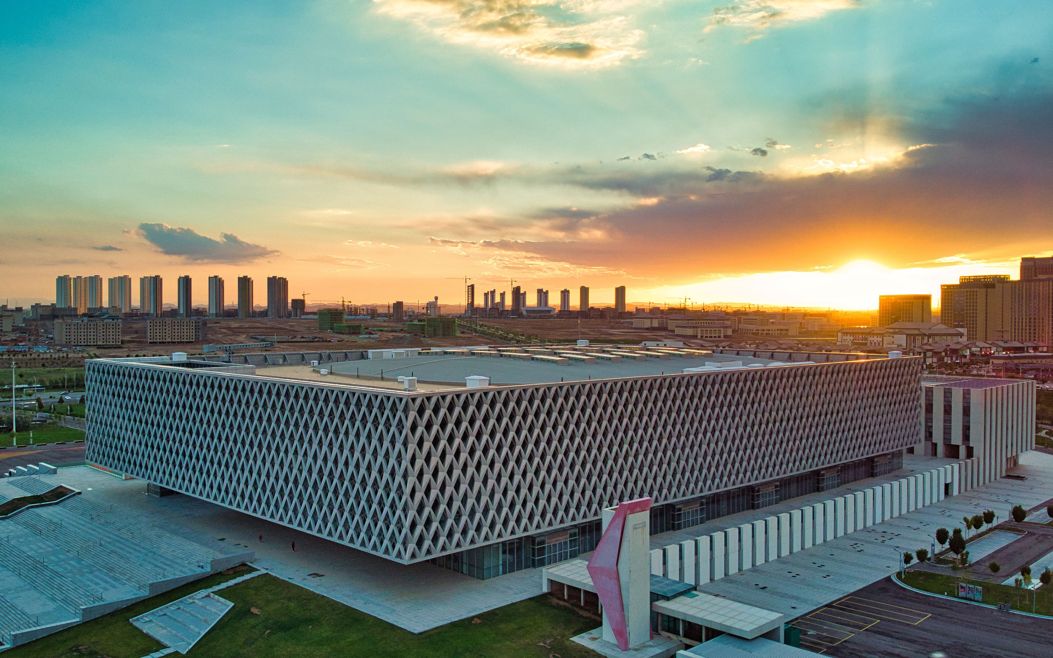兰州新区甘肃省体育馆