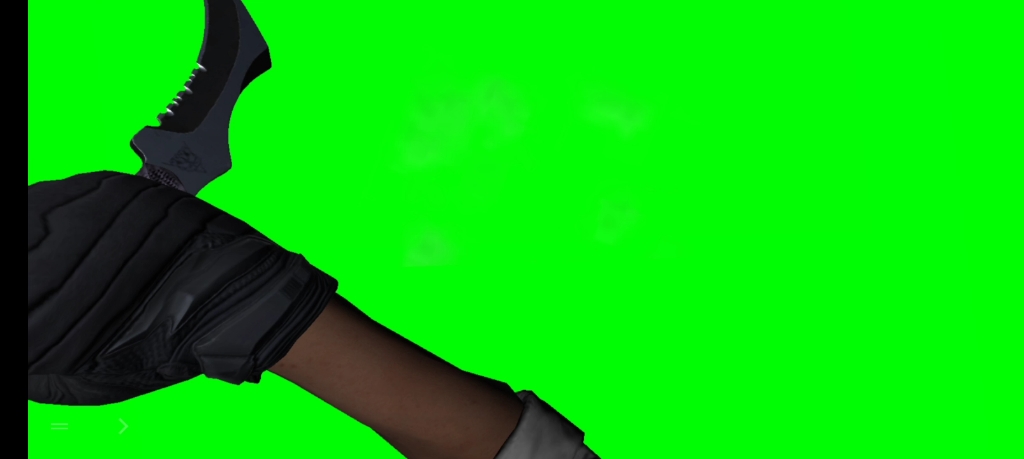 『战斗大师』绿幕素材-爪刀