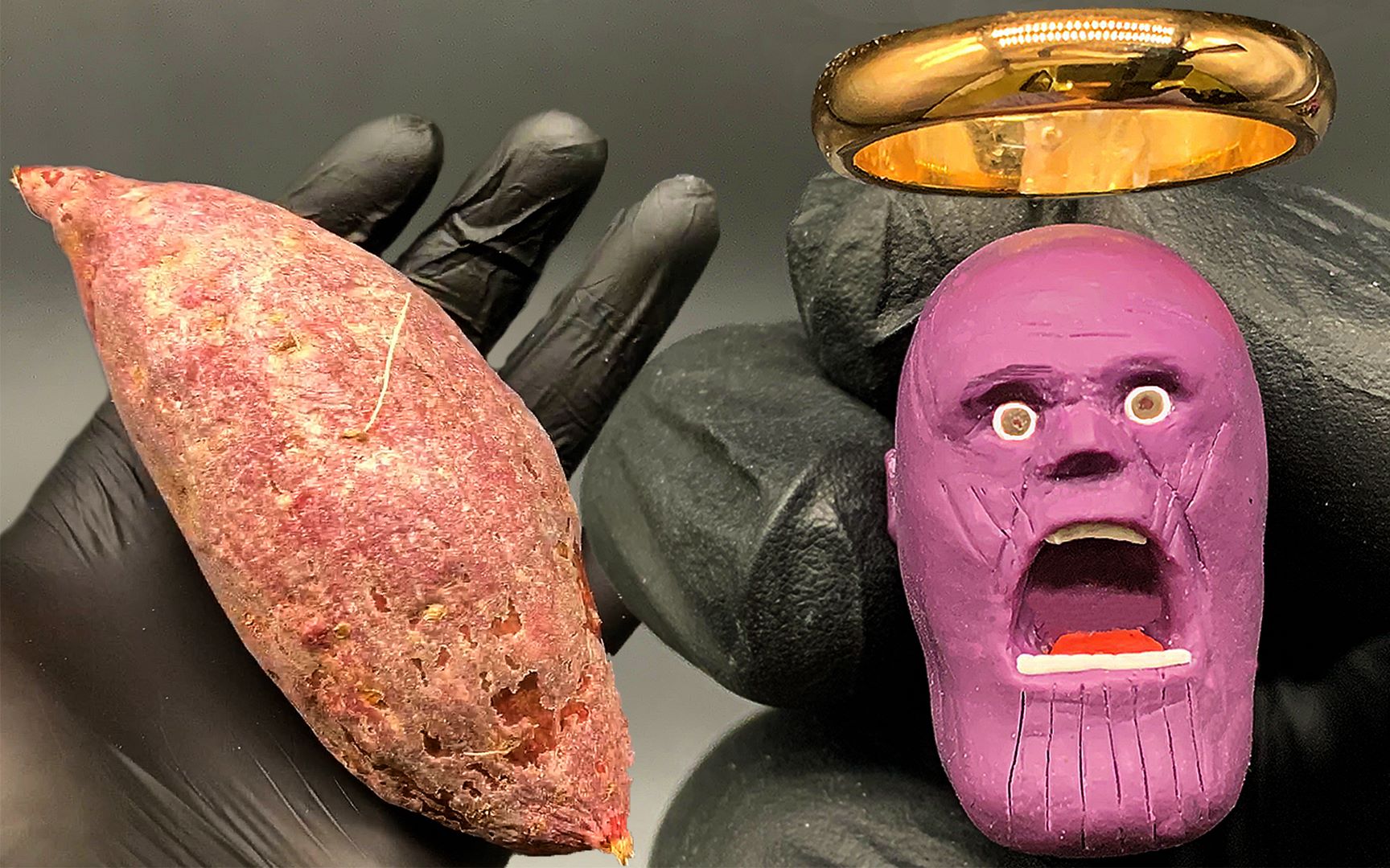 【圈内的世界】灭霸配音惨叫之紫薯的疼痛你不懂